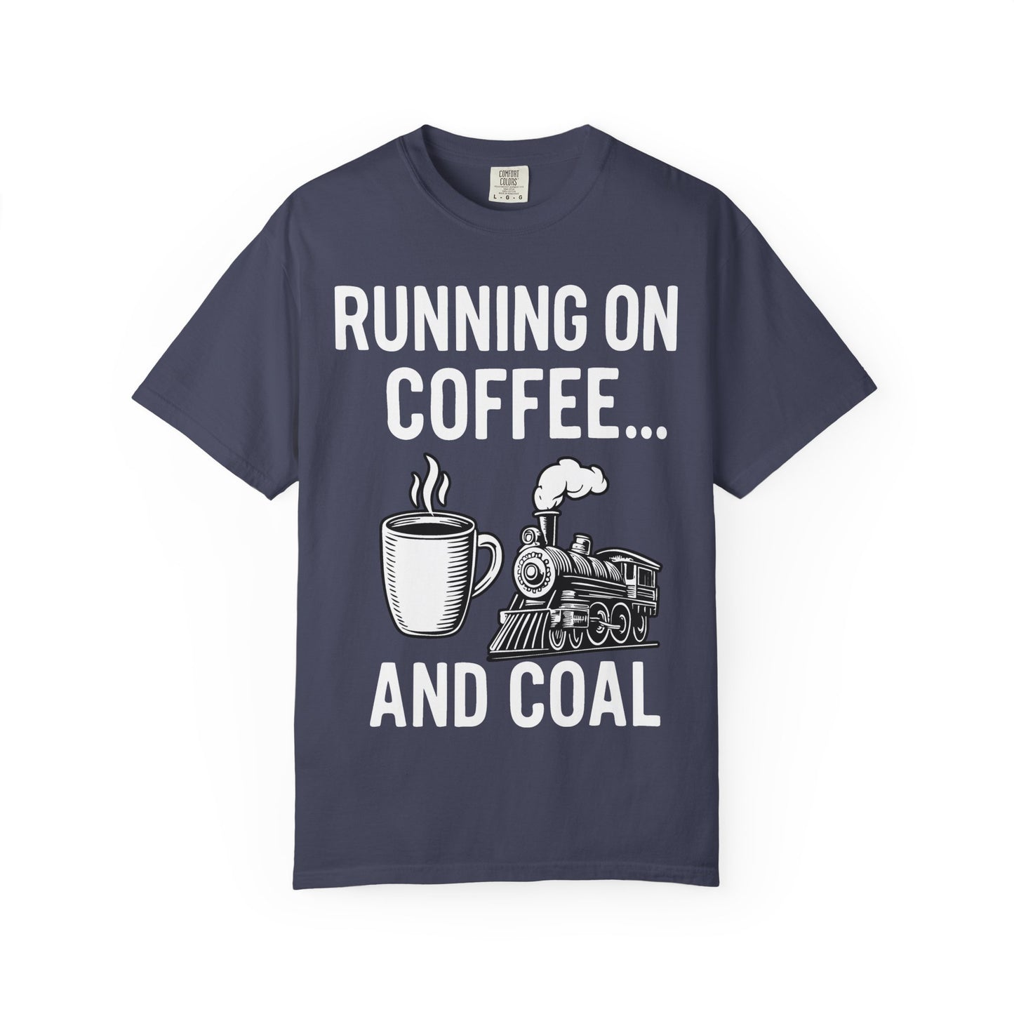 Coffee & Coal - Train and Coffee Enthusiast Tee - Unisex T-shirt