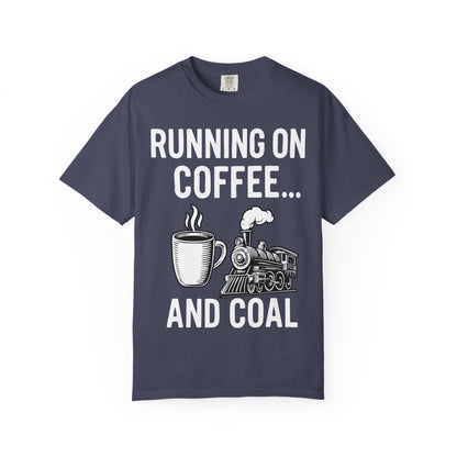 Coffee & Coal - Train and Coffee Enthusiast Tee - Unisex T-shirt