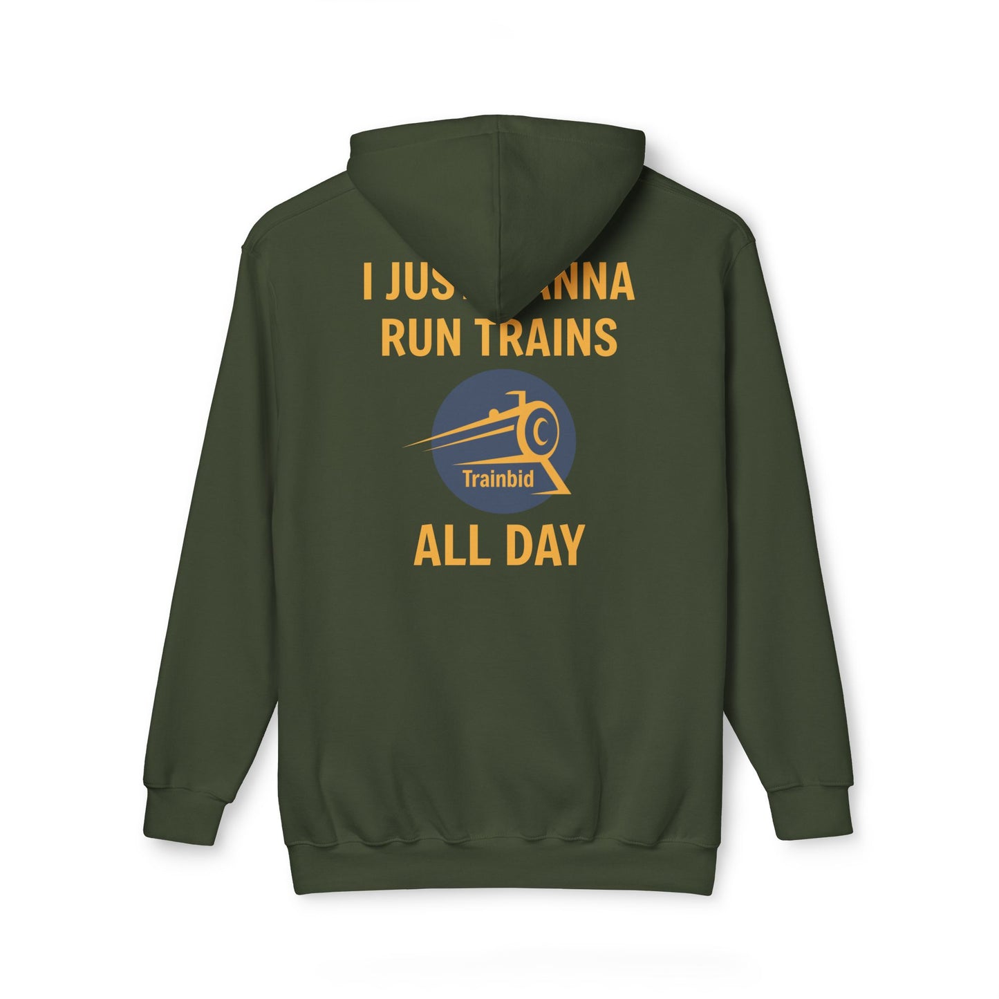 Run Trains All Day Train Enthusiast Unisex Hoodie, Perfect Gift for Train Lovers, Cozy Sweatshirt for All Occasions, Made in US, Buy More Trains [...]