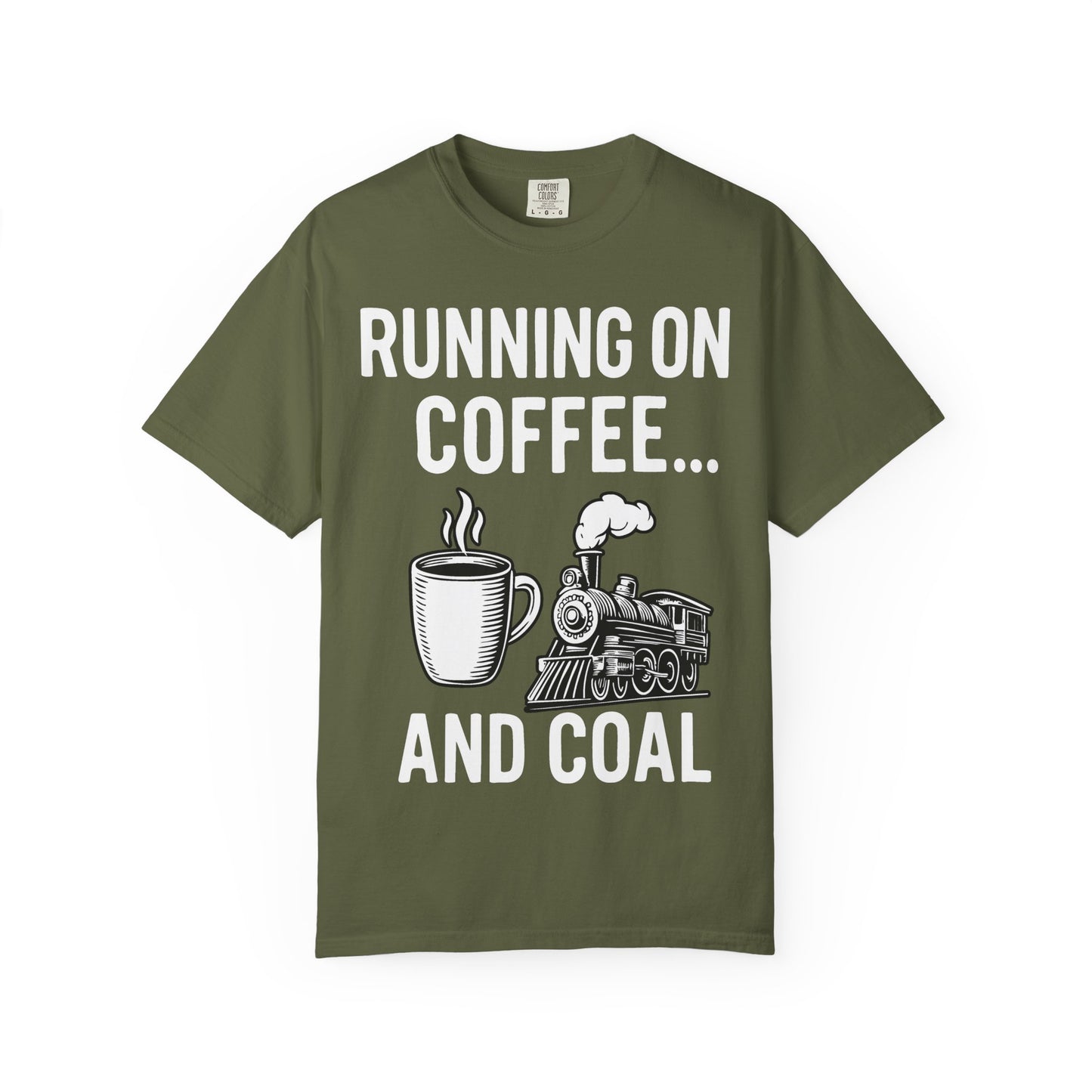 Coffee & Coal - Train and Coffee Enthusiast Tee - Unisex T-shirt