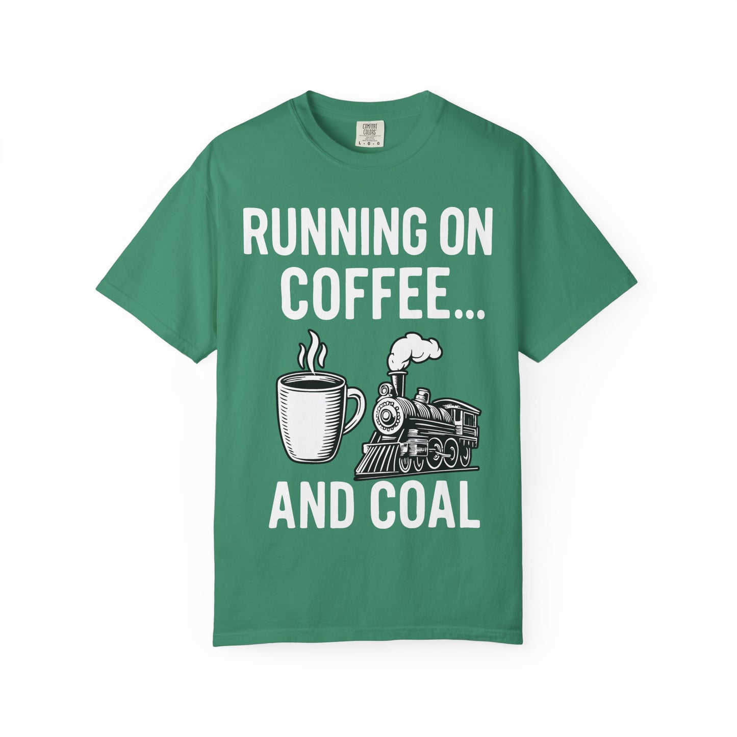 Coffee & Coal - Train and Coffee Enthusiast Tee - Unisex T-shirt