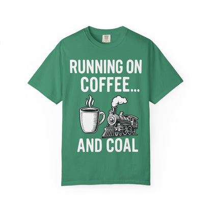 Coffee & Coal - Train and Coffee Enthusiast Tee - Unisex T-shirt