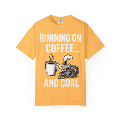 Coffee & Coal - Train and Coffee Enthusiast Tee - Unisex T-shirt